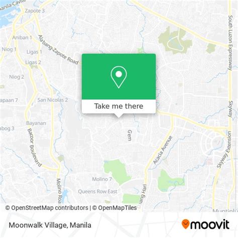 moonwalk las piñas map